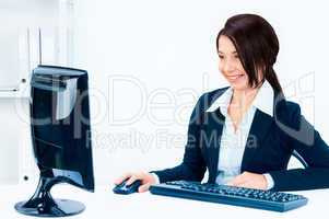 Business woman in an office environment