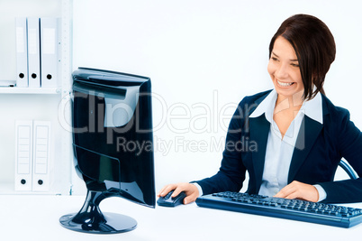 Business woman in an office environment