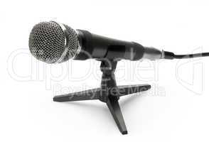 Microphone, isolated on white background