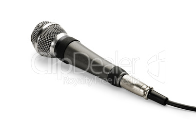 Microphone, isolated on white background