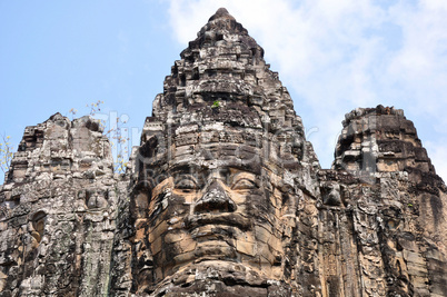 Giant buddha statue at Angkor, Cambodia