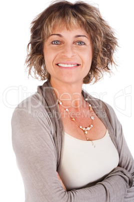 Portrait of attractive senior woman