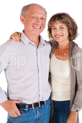 Beautiful elderly couple