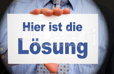 Hier ist die Lösung