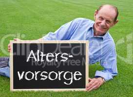 Altersvorsorge - Rentner mit Tafel