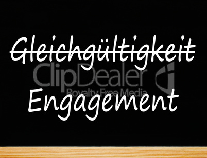 Gleichgültigkeit und Engagement