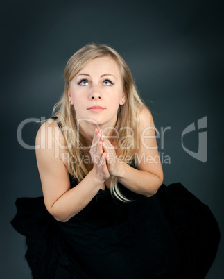 praying woman