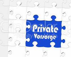 Private Vorsorge