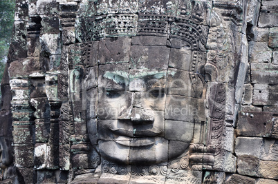 Giant buddha statue at Angkor, Cambodia