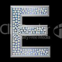 Diamant Buchstabe E