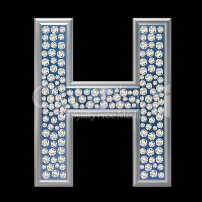 Diamant Buchstabe H