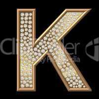 Diamant Buchstabe K