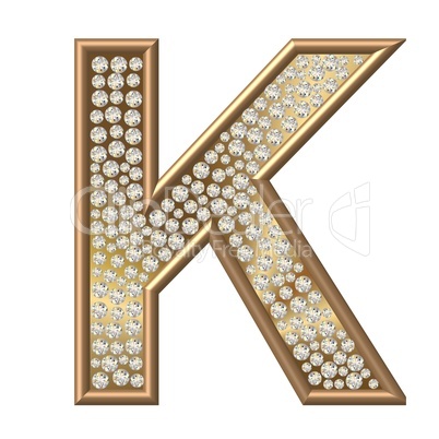 Diamant Buchstabe K