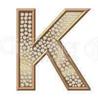 Diamant Buchstabe K