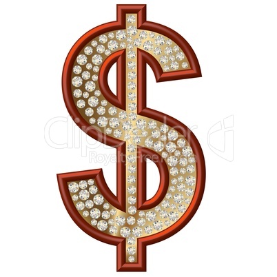 Diamant Symbol Dollar