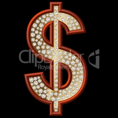 Diamant Symbol Dollar