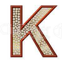 Diamant Buchstabe K