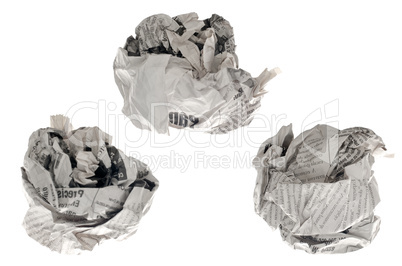 Crumpled paper