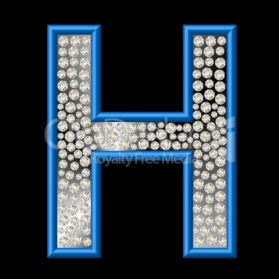 Diamant Buchstabe H