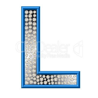 Diamant Buchstabe L Diamant Buchstabe L
