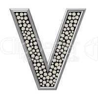 Diamant Buchstabe V