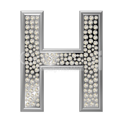 Diamant Buchstabe H