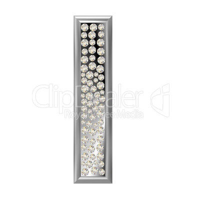 Diamant Buchstabe I Diamant Buchstabe I