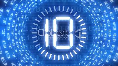 Binary code Countdown