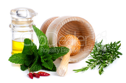 Ingredients and spice for food cooking