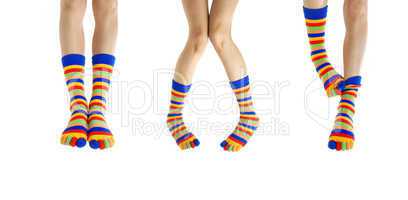 Legs in socks