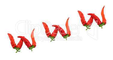 WWW text composed of chili peppers