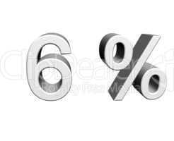 6 Prozent