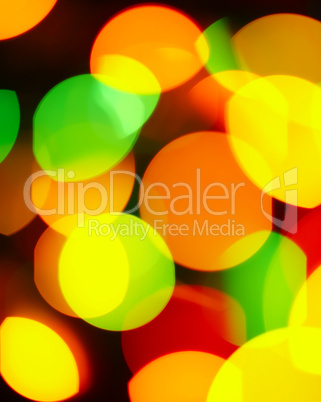 defocused a background