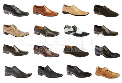 Sixteen man's shoes
