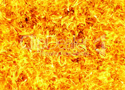Fire frame on a black background