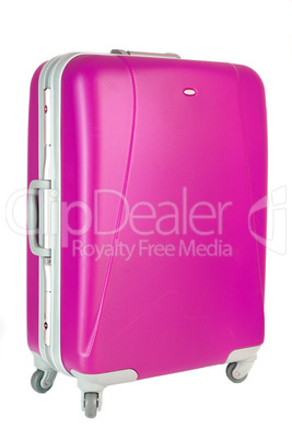 pink suitcase