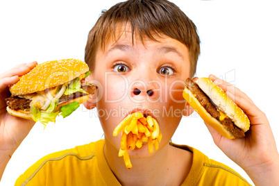 child and fast food