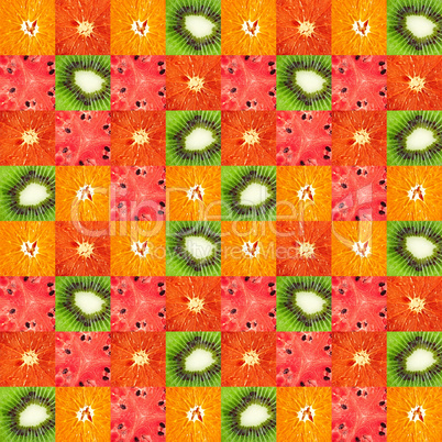 Grapefruit  orange  kiwi  watermelon