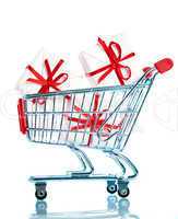 shopping cart ahd gift