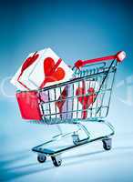 shopping cart ahd gift