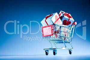 shopping cart ahd gift