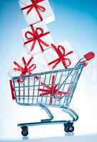 shopping cart ahd gift