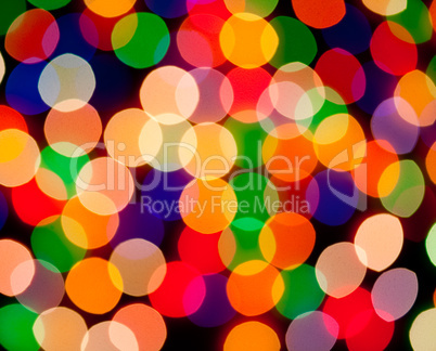 defocused a background