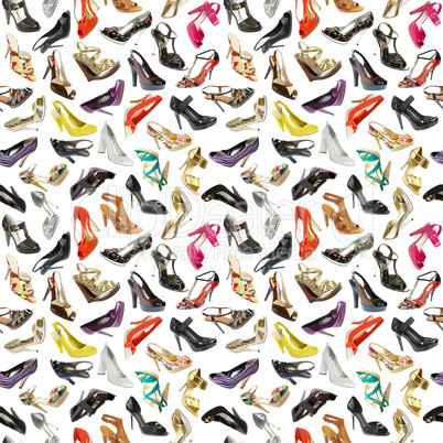 seamless  background from shoes