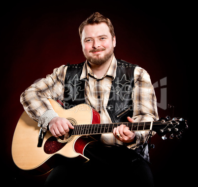 man with a guitar