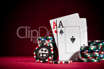 chips and two aces