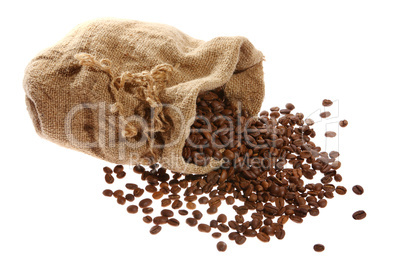 Coffee in a sack