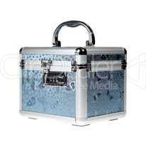 Silvery suitcase