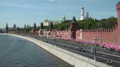 Parade On The Kremlin Embankment
