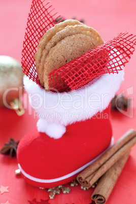 Plätzchen im Schuh / fresh baked cookies